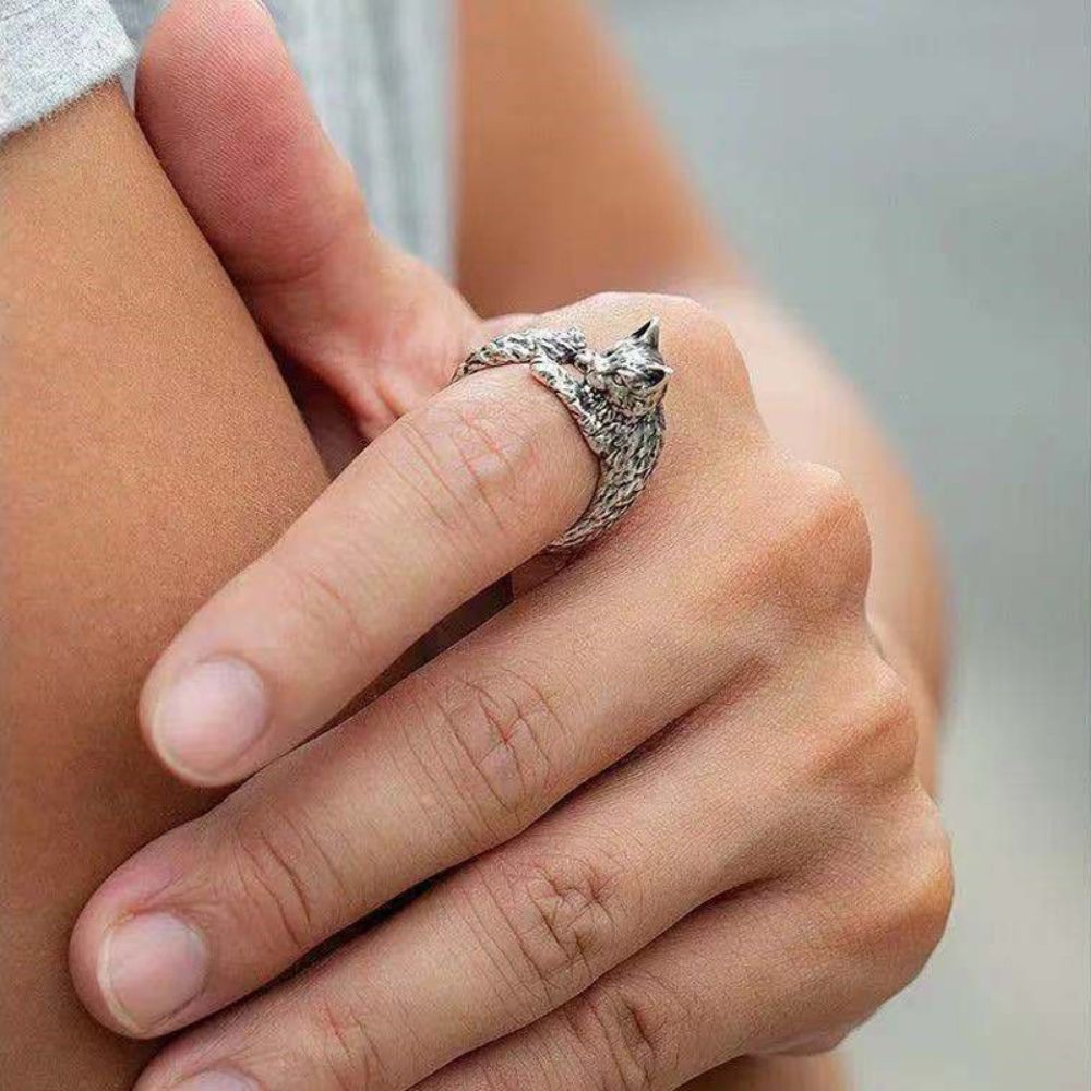 Damen Katzenring mit verstellbarem Design Jully