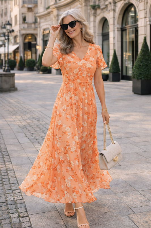 Damen Kleid mit figurumspielendem Schnitt Jully