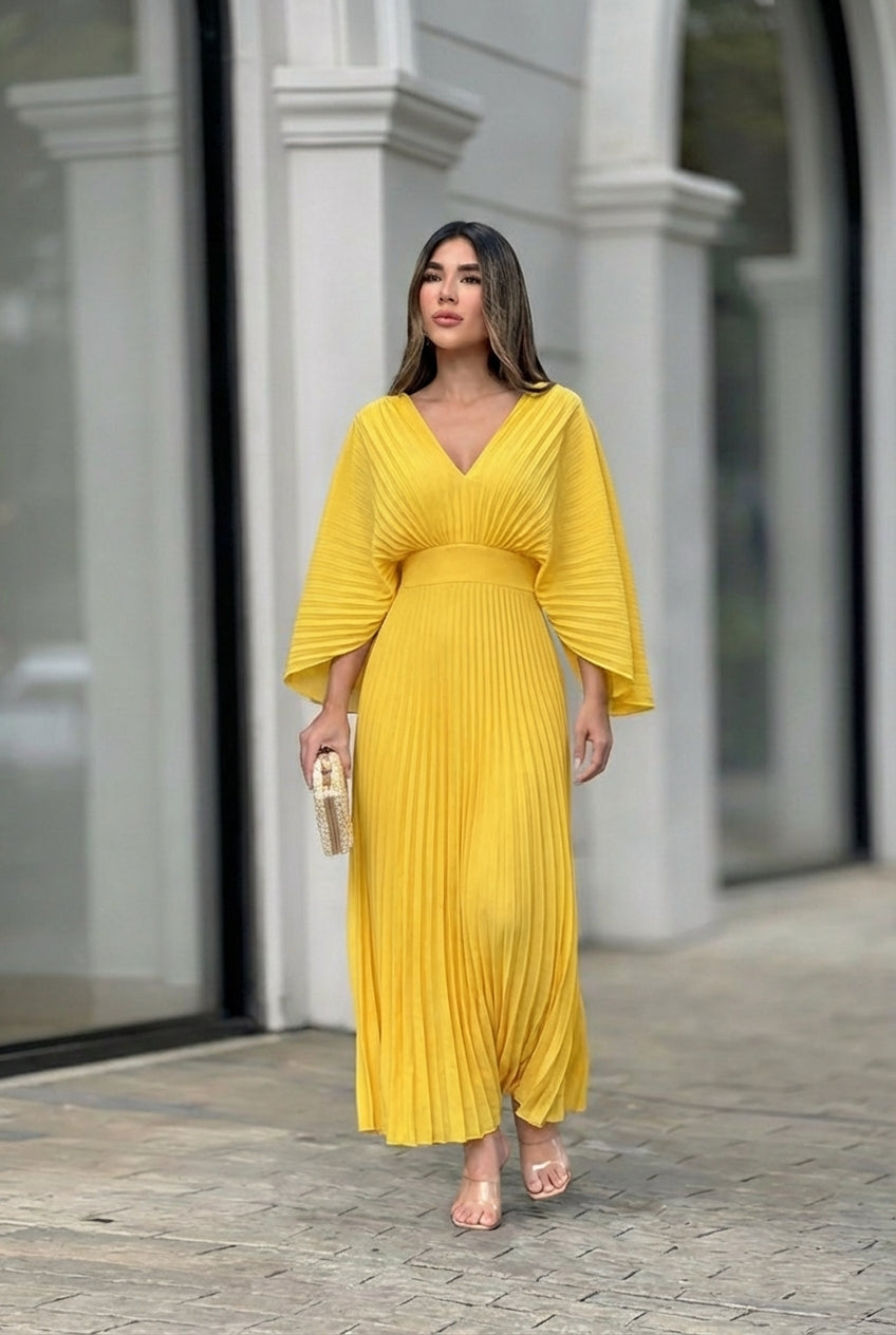 Damen Kleid mit fließender Silhouette für Hochzeitsgäste Jully