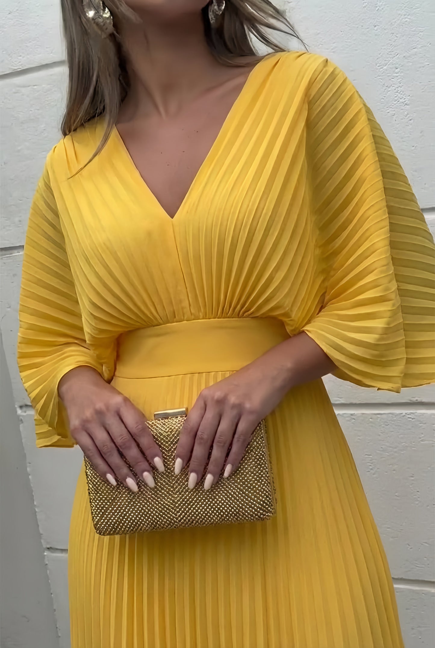 Damen Kleid mit fließender Silhouette für Hochzeitsgäste Jully