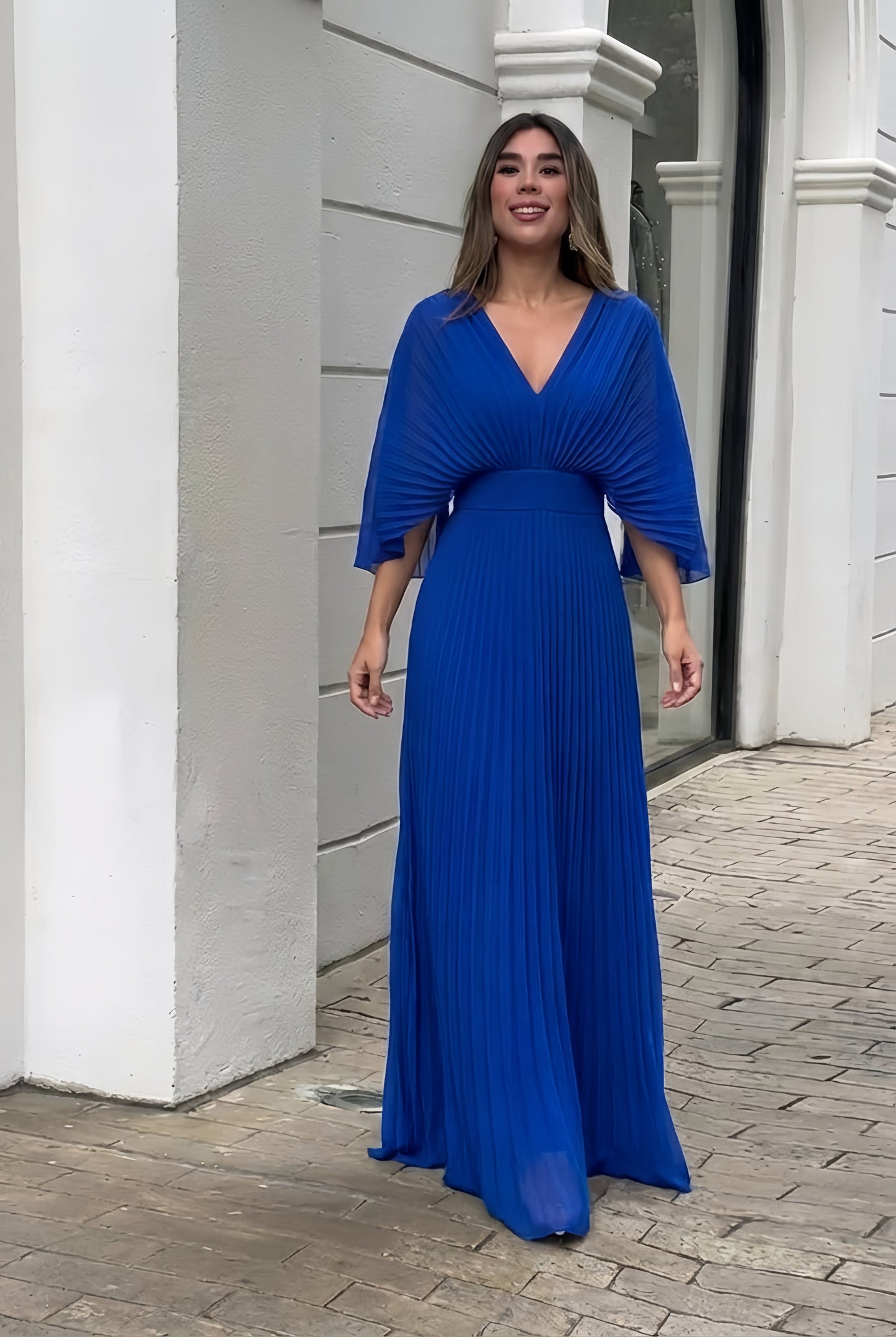 Damen Kleid mit fließender Silhouette für Hochzeitsgäste Jully