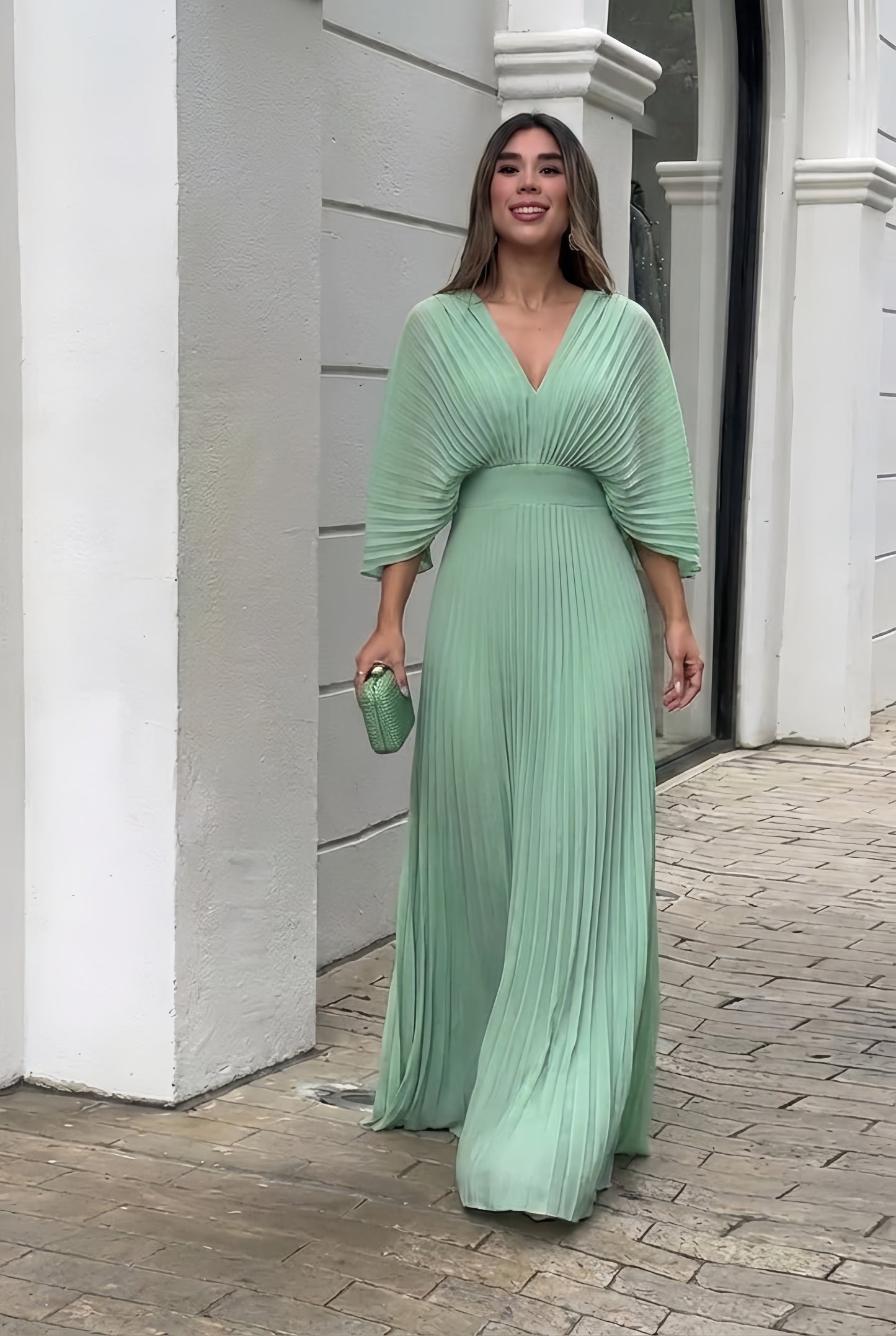 Damen Kleid mit fließender Silhouette für Hochzeitsgäste Jully
