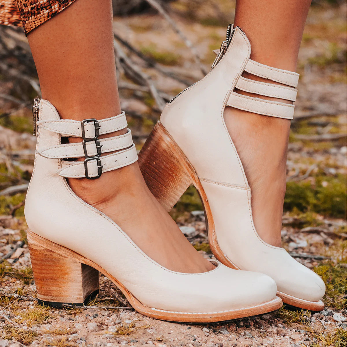 Damen Komfort-Heels aus veganem Leder in Schwarz Jully