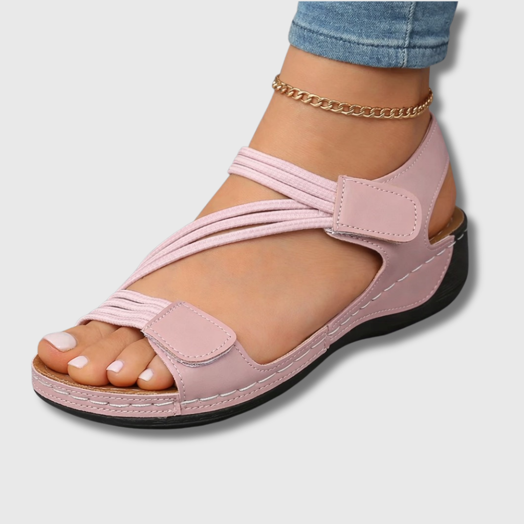 Damen Komfortsandalen mit verstellbarem Riemen Jully