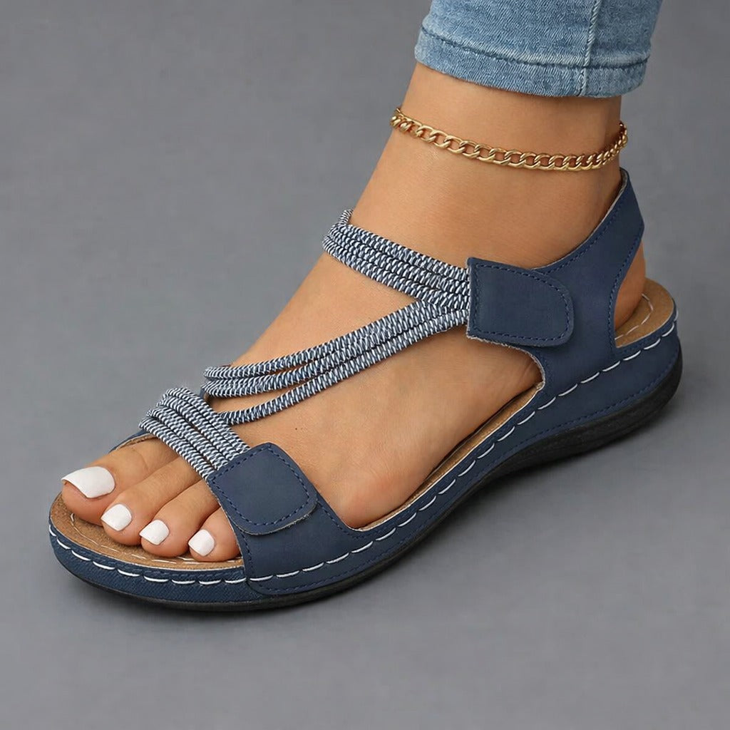 Damen Komfortsandalen mit verstellbarem Riemen Jully