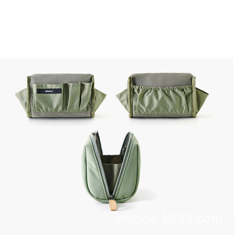 Damen Kosmetiktasche mit doppeltem Reißverschluss Jully