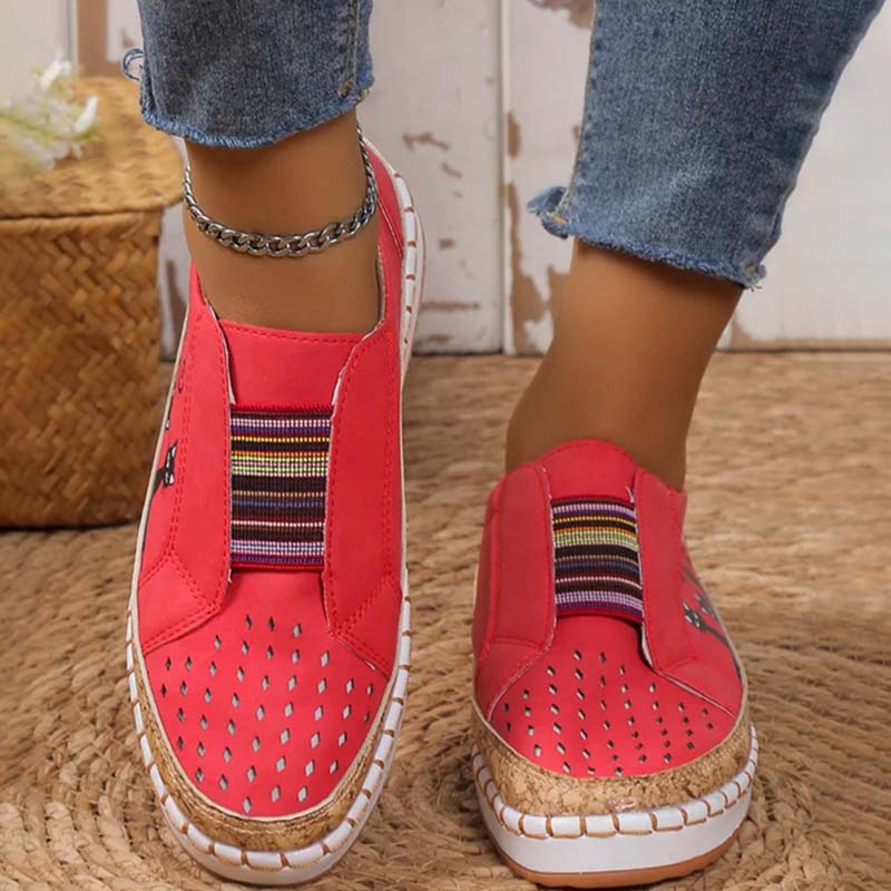Damen Lässige Schuhe mit Katzenmuster aus PU Jully
