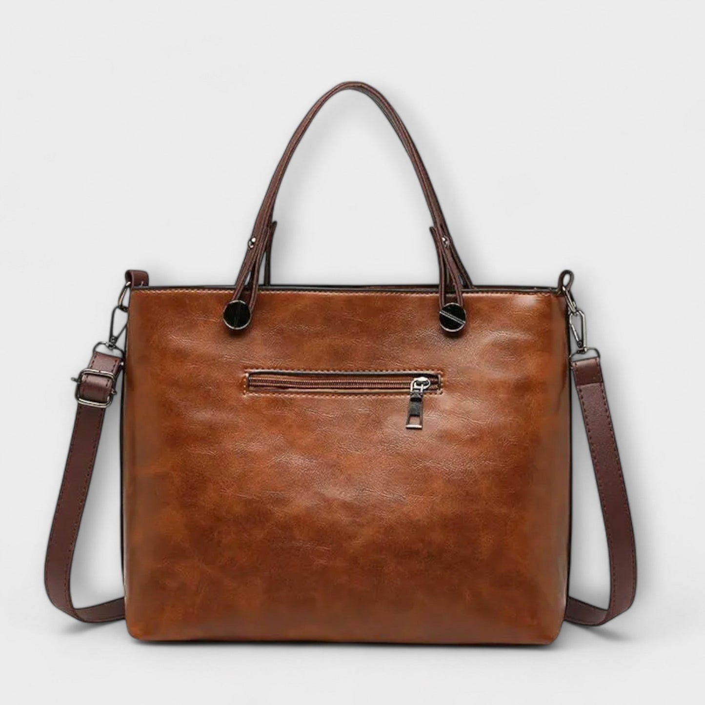 Damen Ledertasche in Schwarz mit elegantem Design Jully