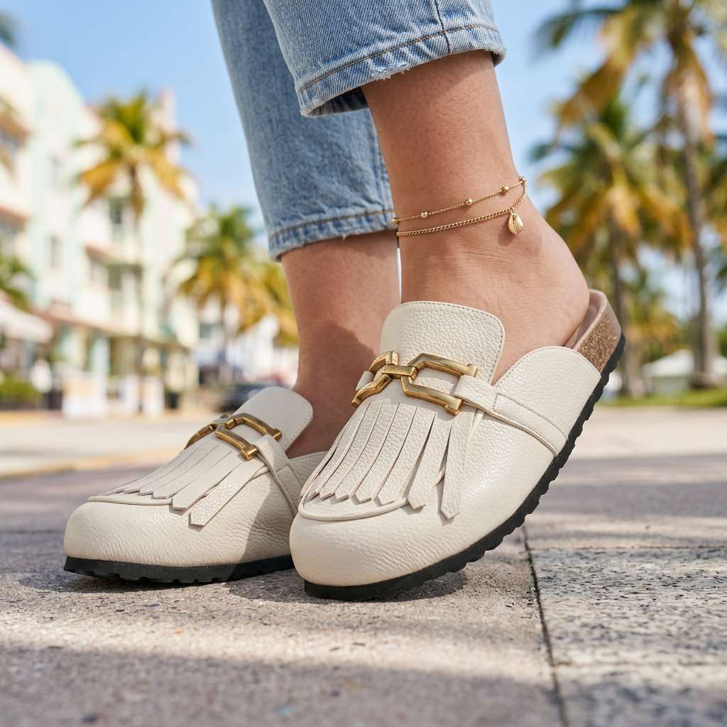 Damen Loafer Schwarz mit Gepolstertem Fußbett Jully