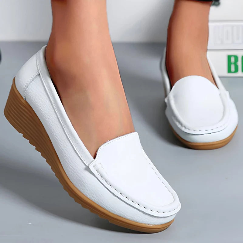 Damen Loafer aus Leder mit bequemer Passform Jully