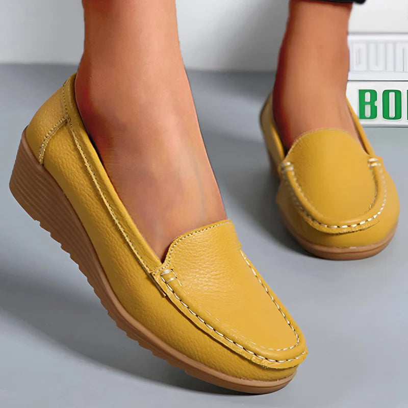 Damen Loafer aus Leder mit bequemer Passform Jully