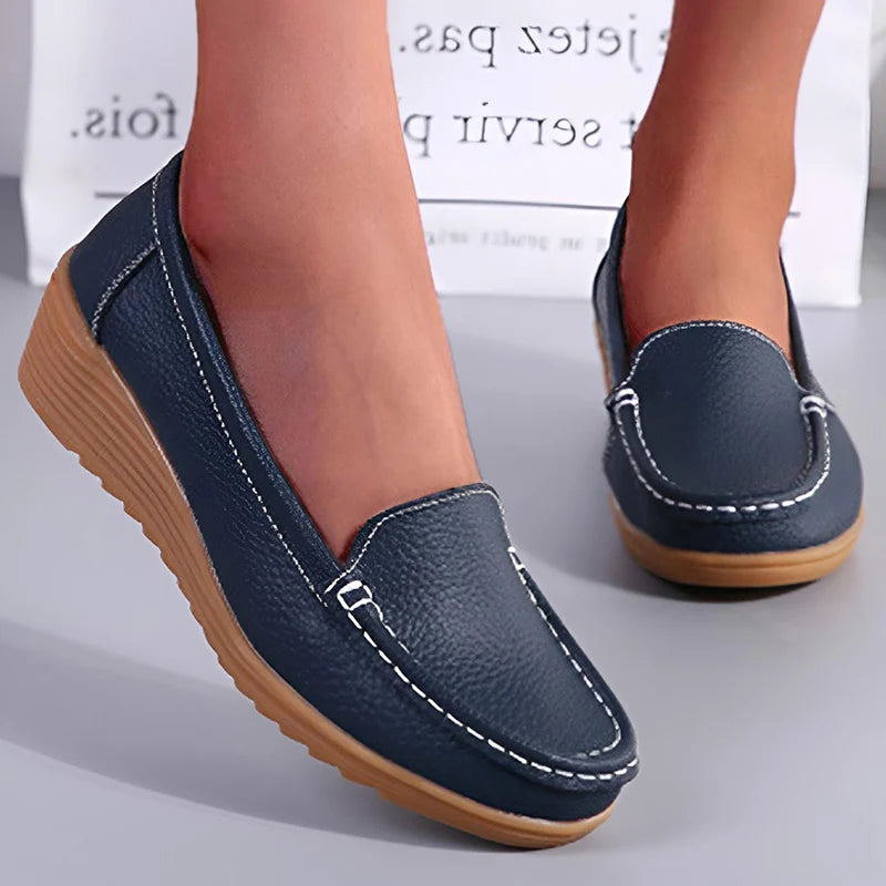 Damen Loafer aus Leder mit bequemer Passform Jully