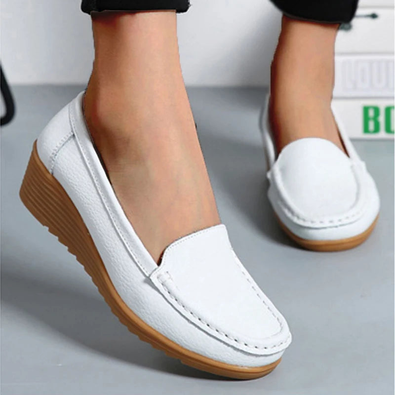 Damen Loafer aus Leder mit bequemer Passform Jully