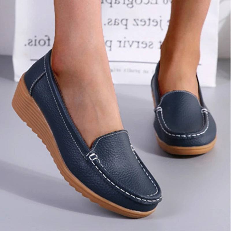 Damen Loafer aus Leder mit bequemer Passform Jully
