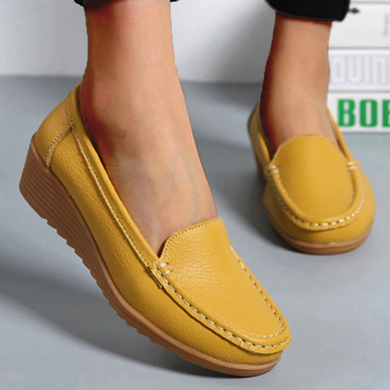 Damen Loafer aus Leder mit bequemer Passform Jully