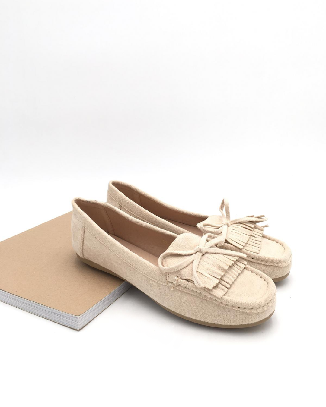 Damen Loafer mit Fransen und Schleifendetail Jully