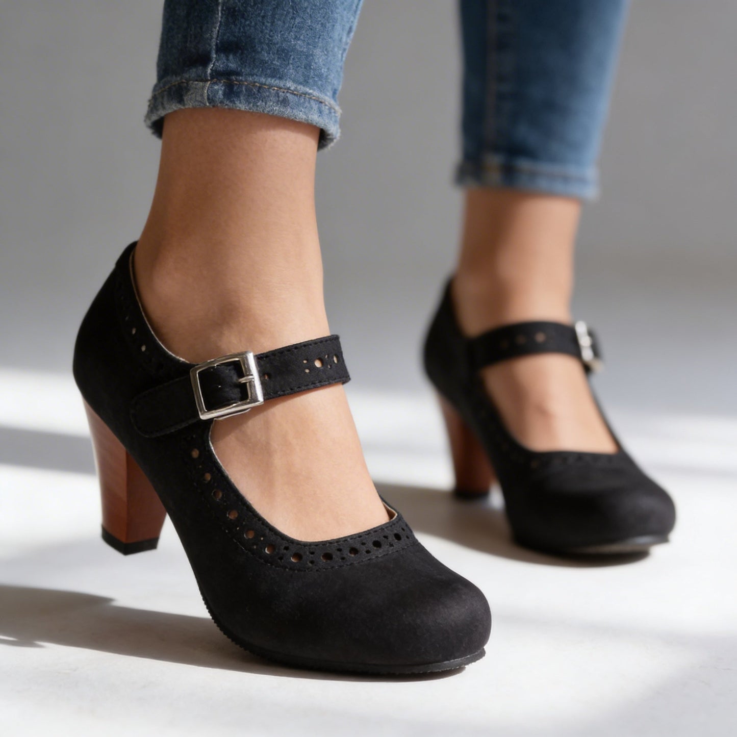 Damen Loafer mit Schnalle und Vintage-Charme Jully