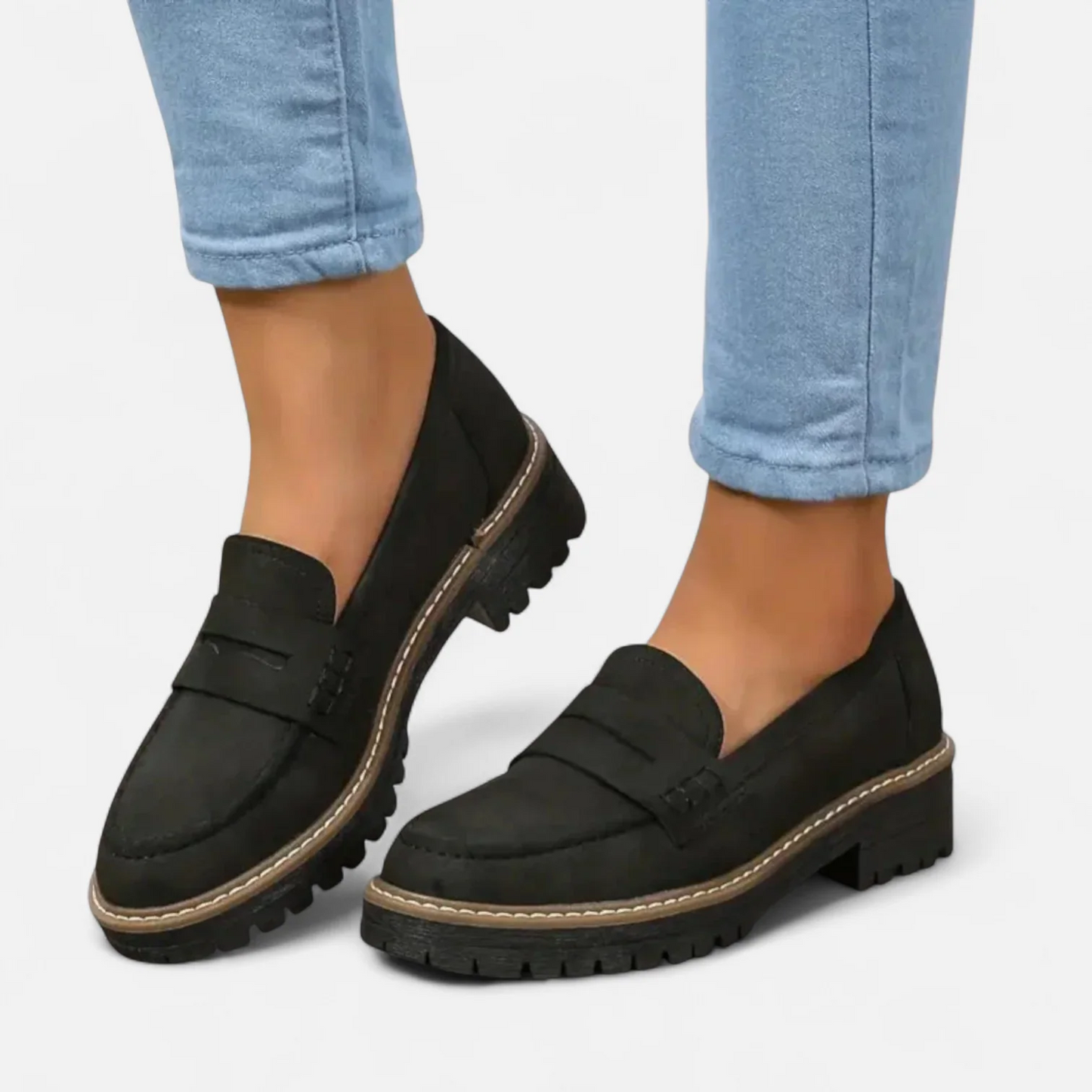 Damen Loafer mit gepolsterter Sohle Jully