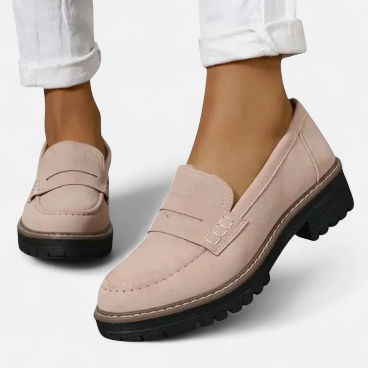 Damen Loafer mit gepolsterter Sohle Jully