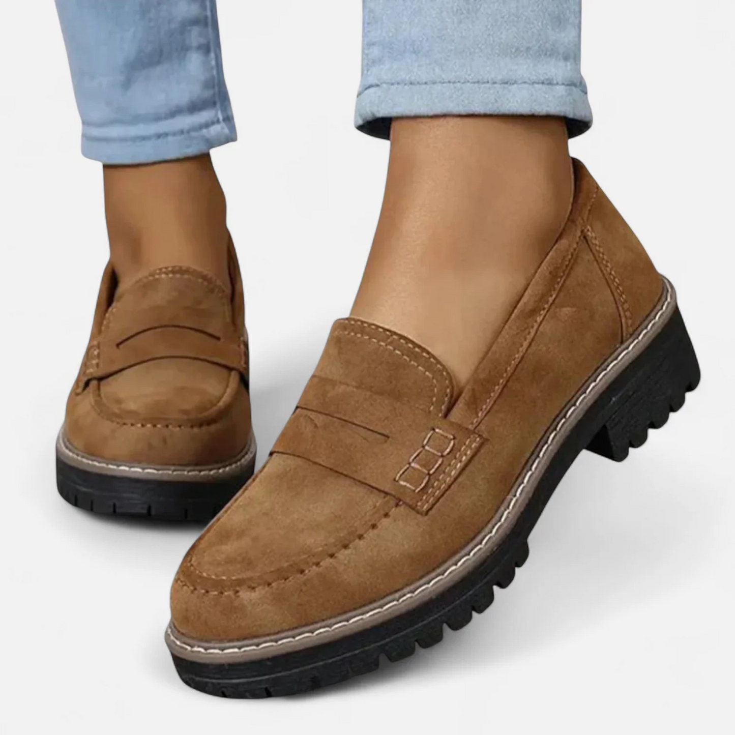 Damen Loafer mit gepolsterter Sohle Jully