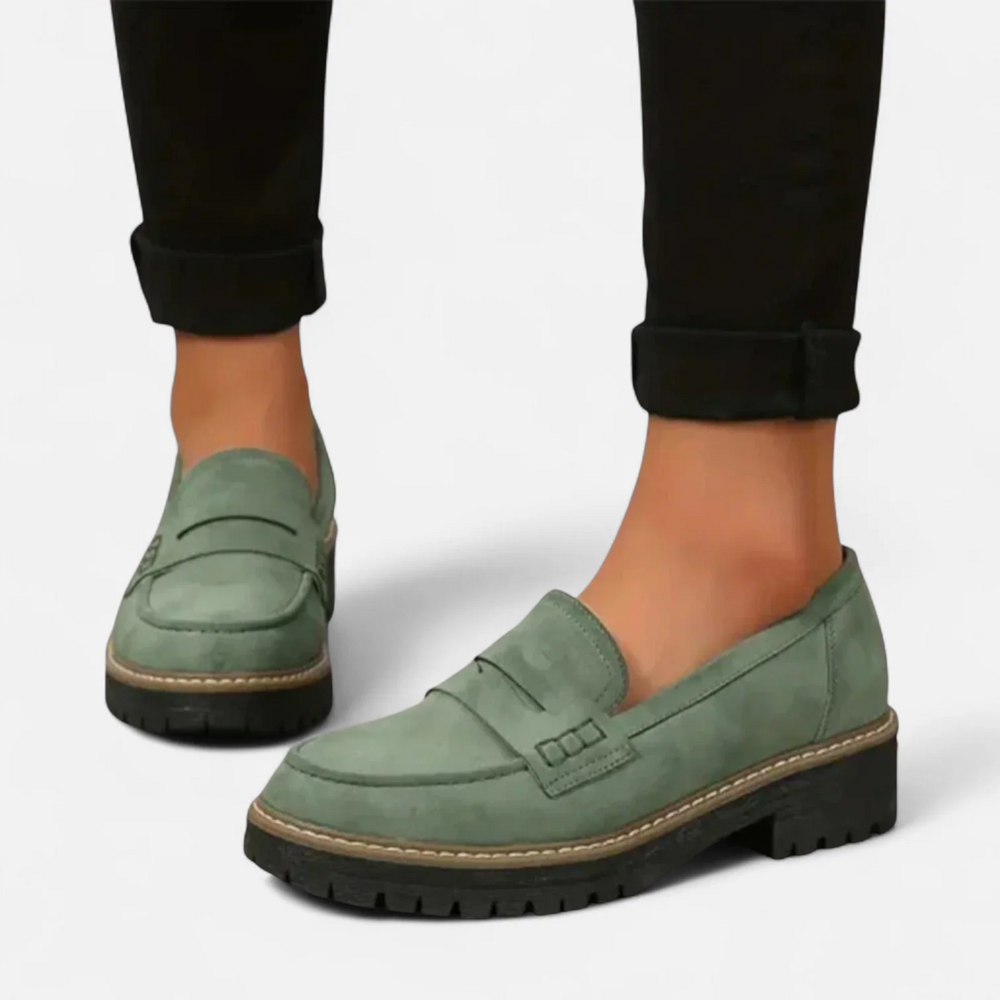 Damen Loafer mit gepolsterter Sohle Jully