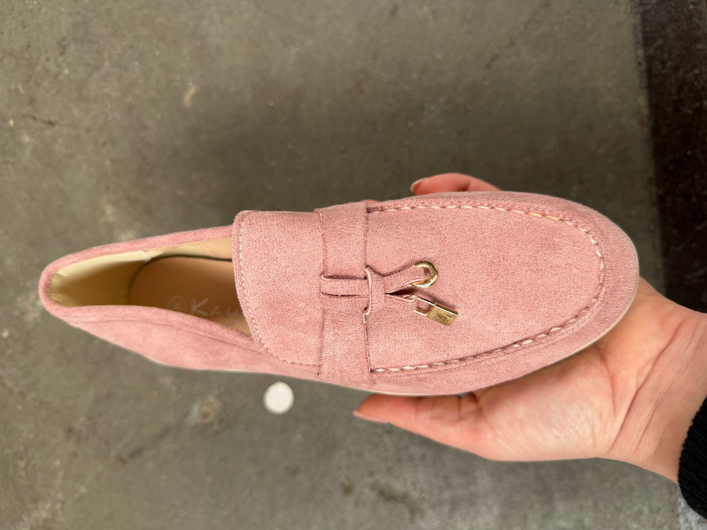 Damen Loafer mit trendigem Design aus Kunstleder Jully