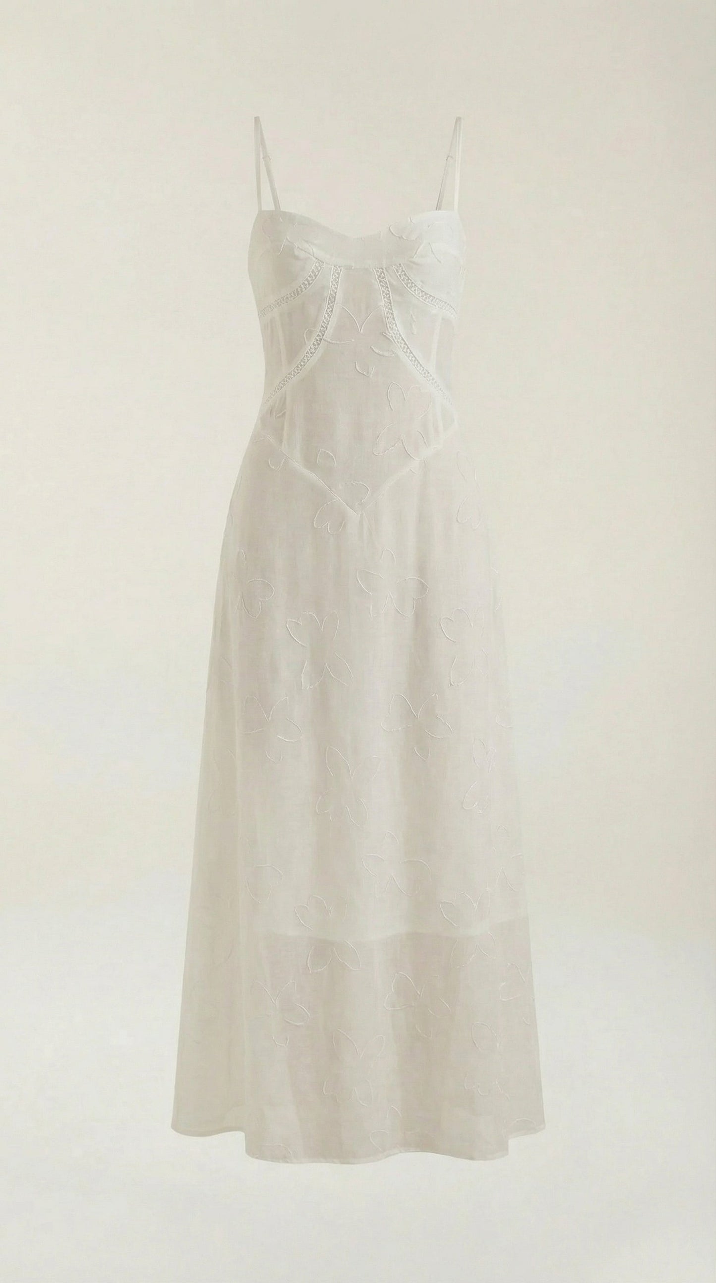 Damen Maxikleid aus Jacquard mit eleganter Silhouette Jully