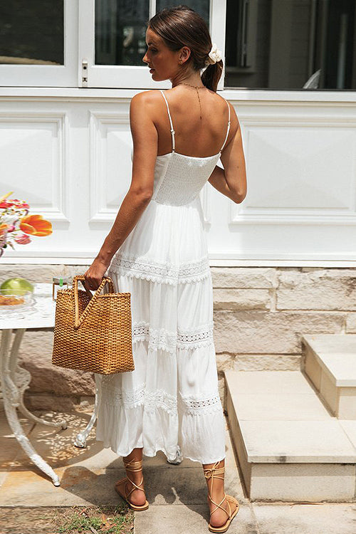 Damen Maxikleid aus Spitze mit elegantem Design Jully
