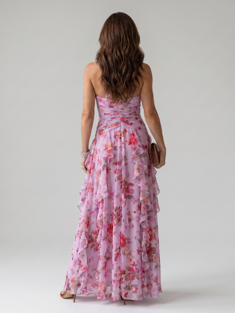 Damen Maxikleid mit Neckholder-Ausschnitt Jully