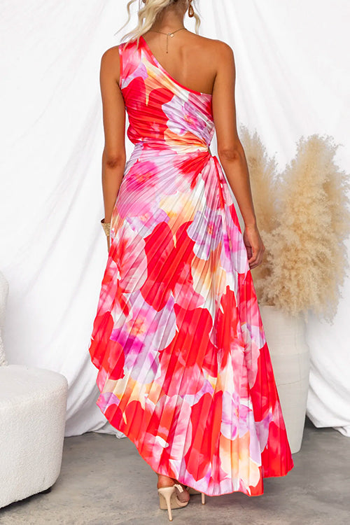 Damen Maxikleid mit One-Shoulder-Design Jully