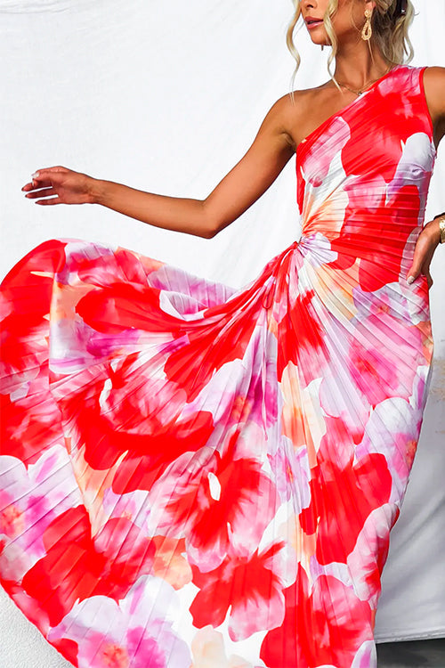 Damen Maxikleid mit One-Shoulder-Design Jully