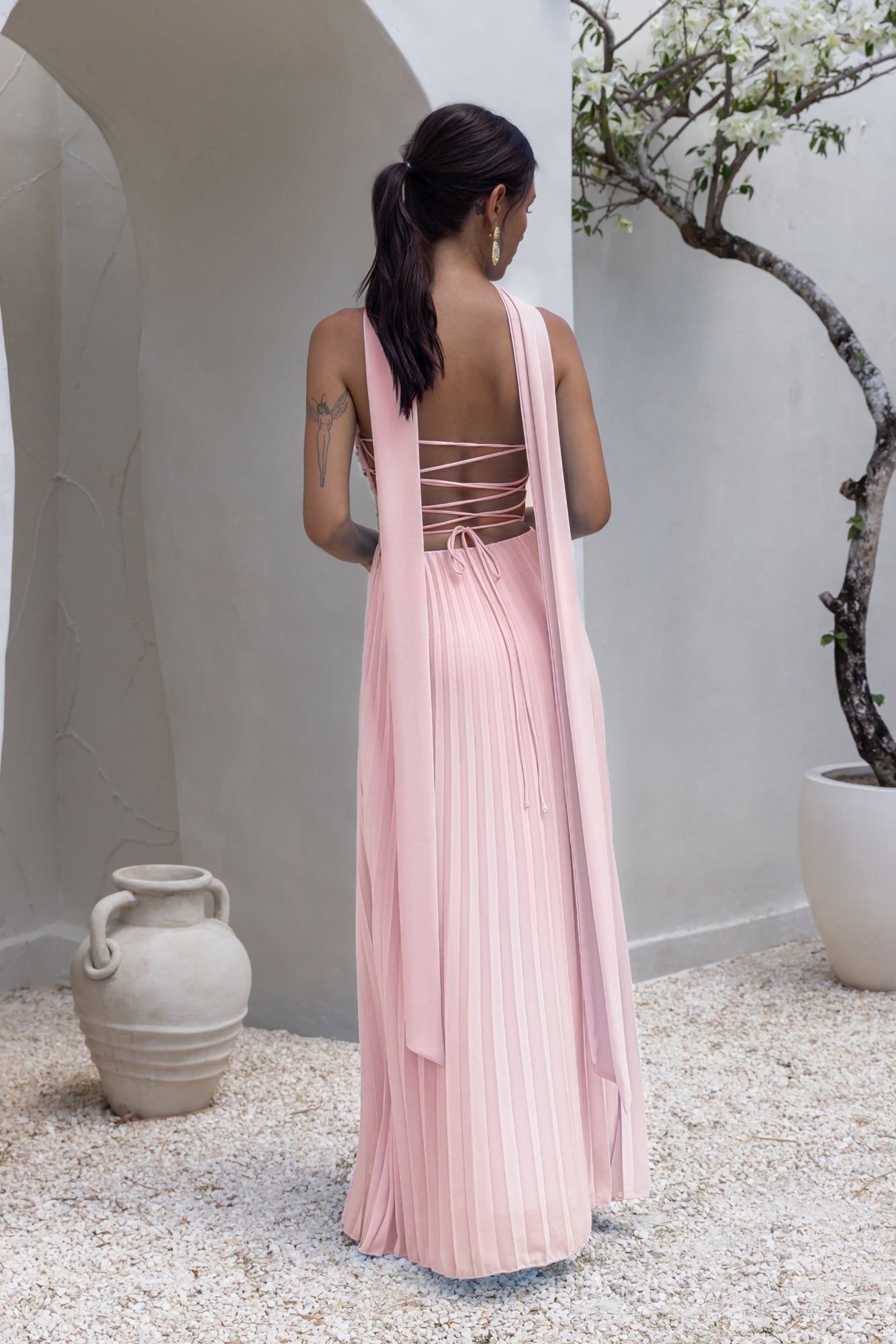 Damen Maxikleid mit Trägerlosem Design für Hochzeitsgäste Jully