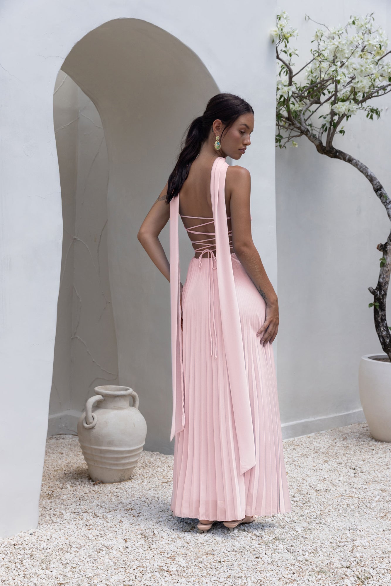 Damen Maxikleid mit Trägerlosem Design für Hochzeitsgäste Jully