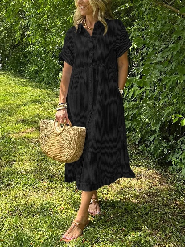 Damen Maxikleid mit fließendem Schnitt Jully