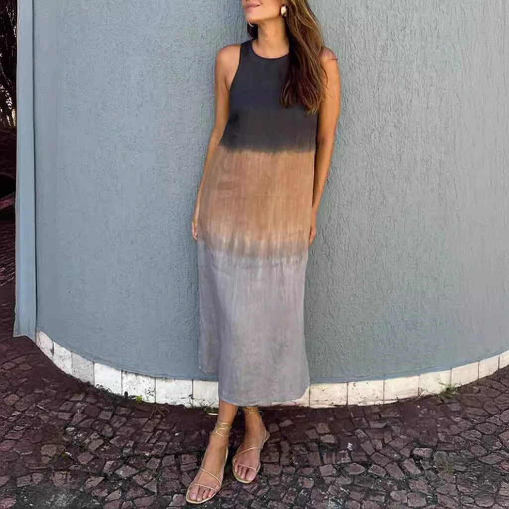 Damen Maxikleid mit sanftem Farbverlauf Jully