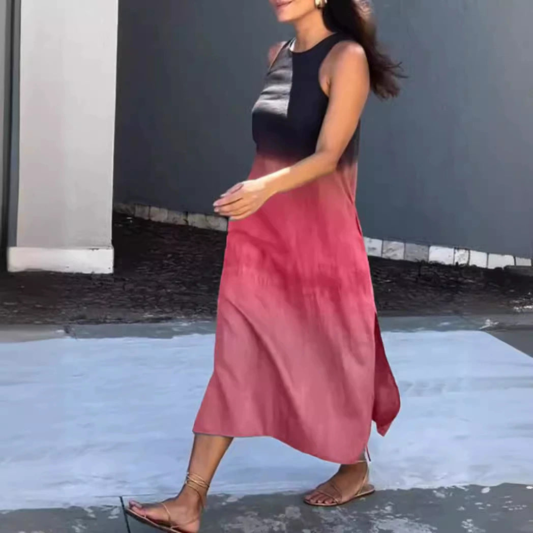 Damen Maxikleid mit sanftem Farbverlauf Jully