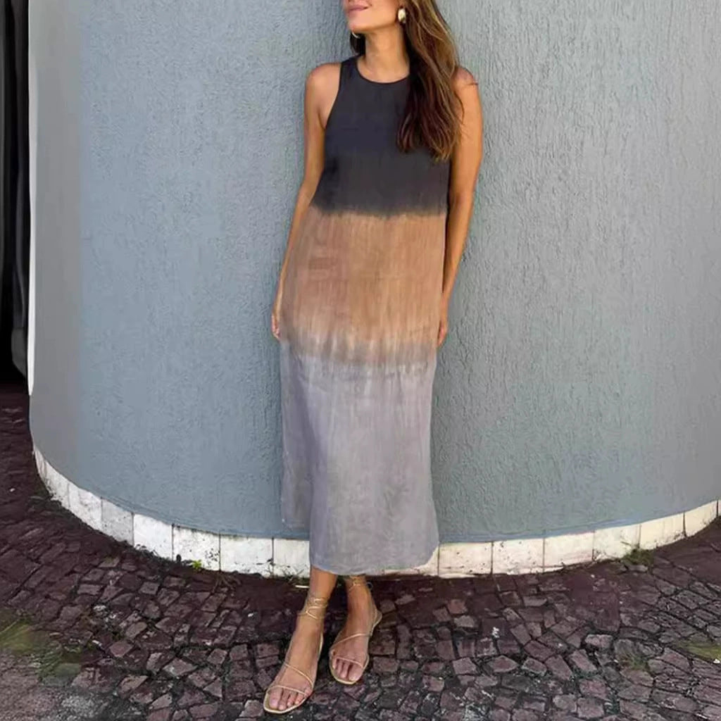 Damen Maxikleid mit sanftem Farbverlauf Jully