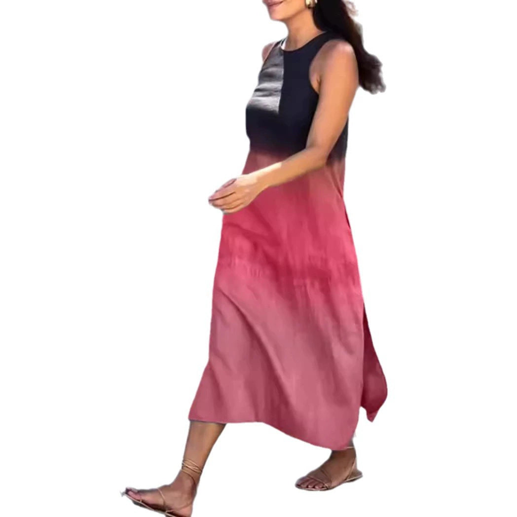 Damen Maxikleid mit sanftem Farbverlauf Jully