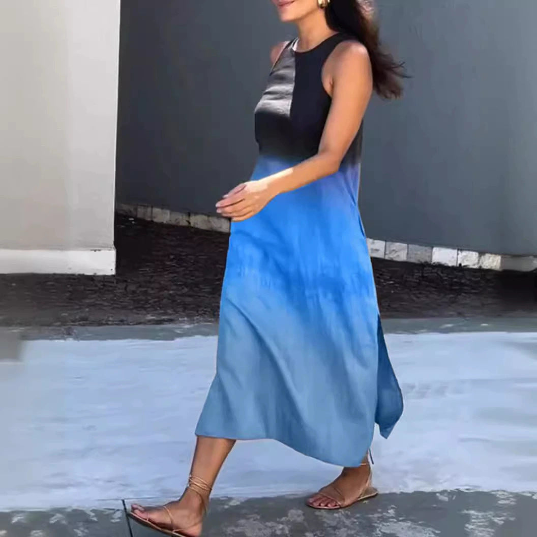 Damen Maxikleid mit sanftem Farbverlauf Jully