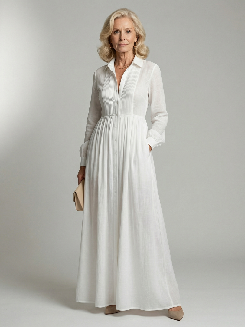 Damen Maxikleid mit schmeichelndem Schnitt Jully