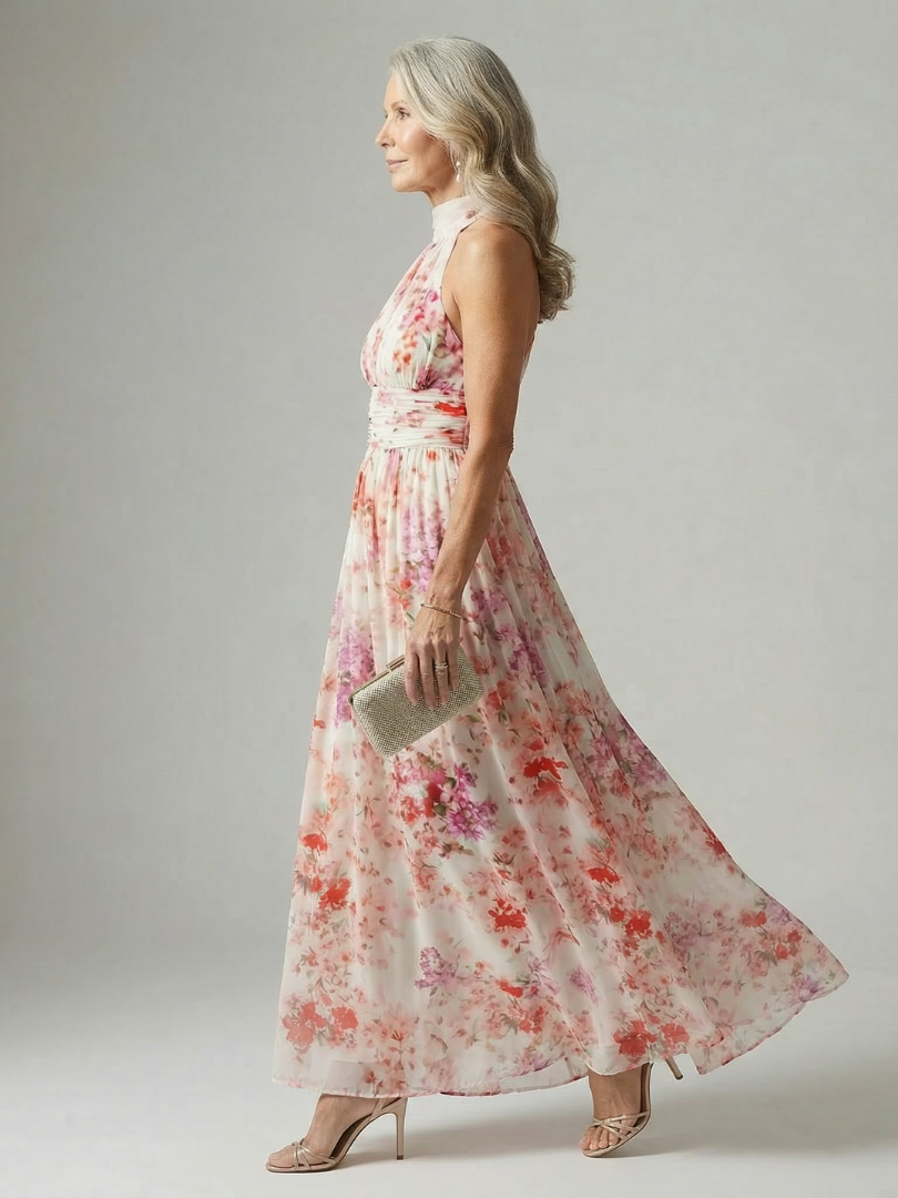 Damen Maxikleid mit schmeichelndem Schnitt Jully