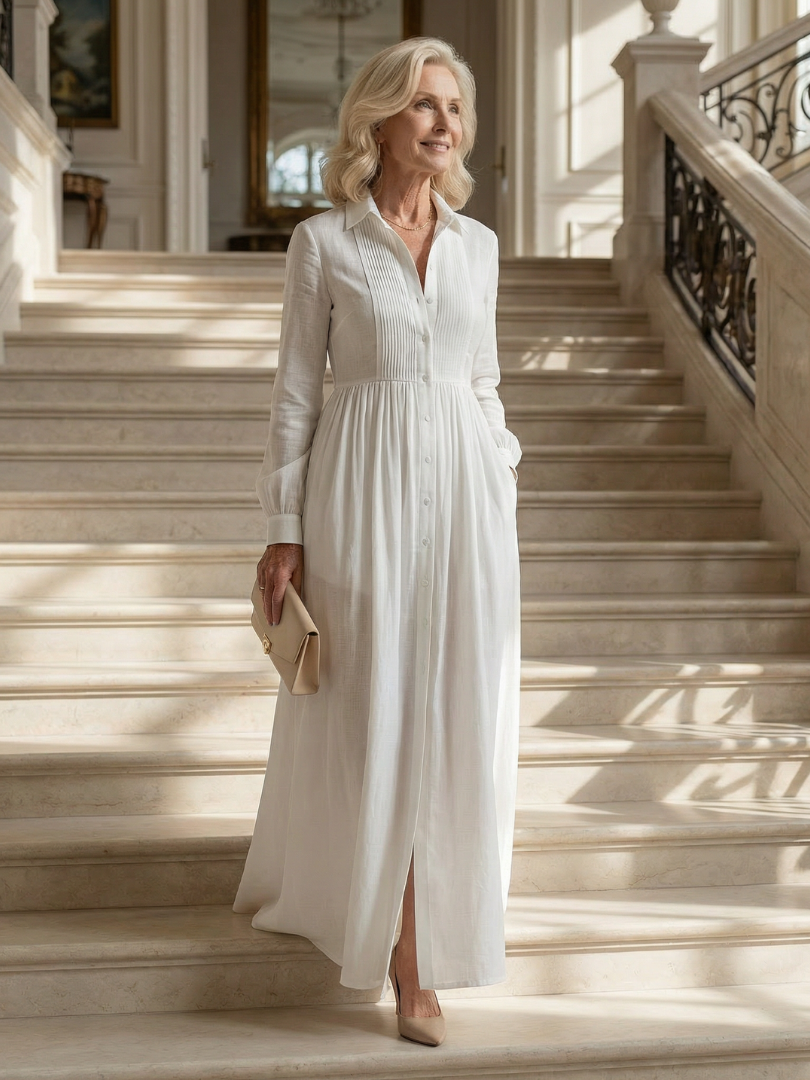 Damen Maxikleid mit schmeichelndem Schnitt Jully