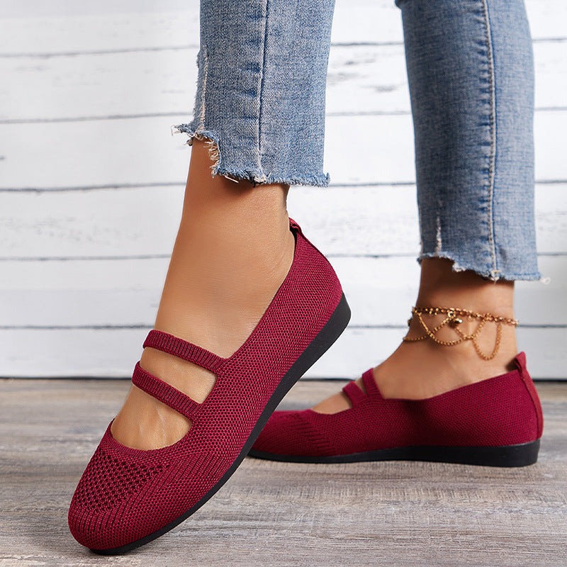 Damen Mesh-Flats mit Atmungsaktivem Obermaterial Jully