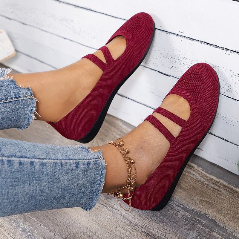 Damen Mesh-Flats mit Atmungsaktivem Obermaterial Jully