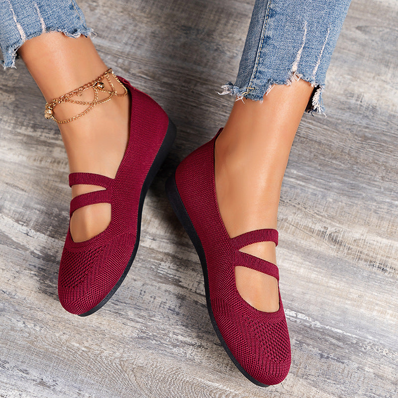 Damen Mesh-Flats mit Atmungsaktivem Obermaterial Jully