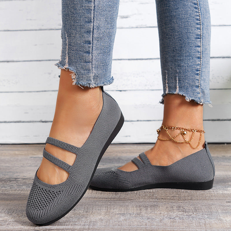 Damen Mesh-Flats mit Atmungsaktivem Obermaterial Jully