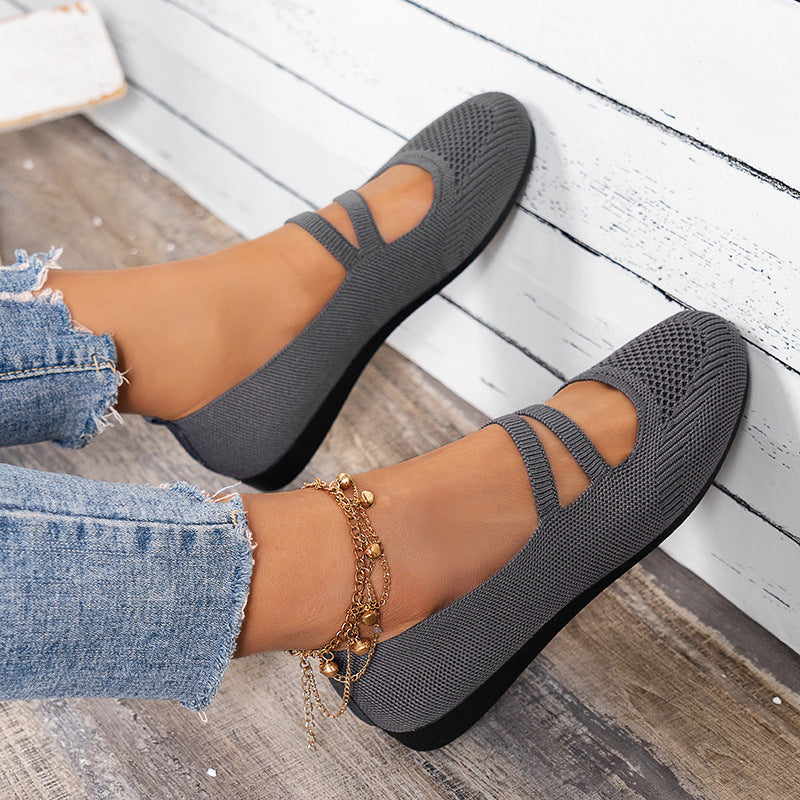 Damen Mesh-Flats mit Atmungsaktivem Obermaterial Jully