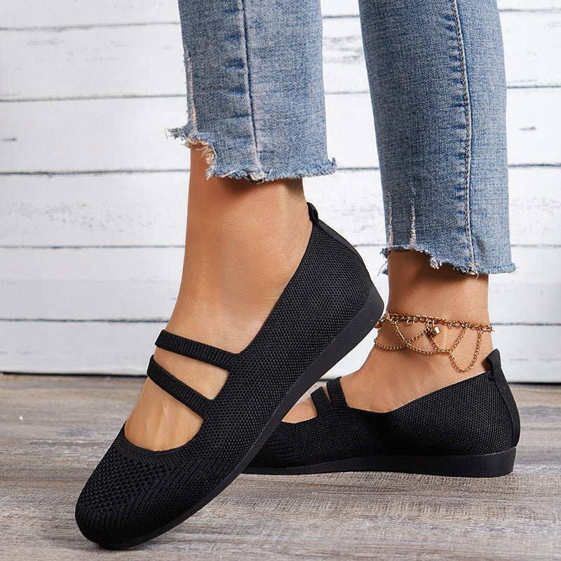 Damen Mesh-Flats mit Atmungsaktivem Obermaterial Jully