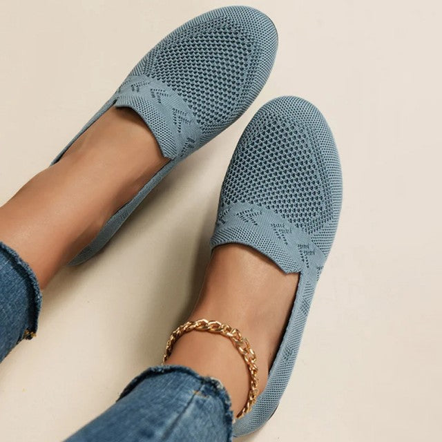 Damen Mesh-Schuhe mit runder Zehenform Jully