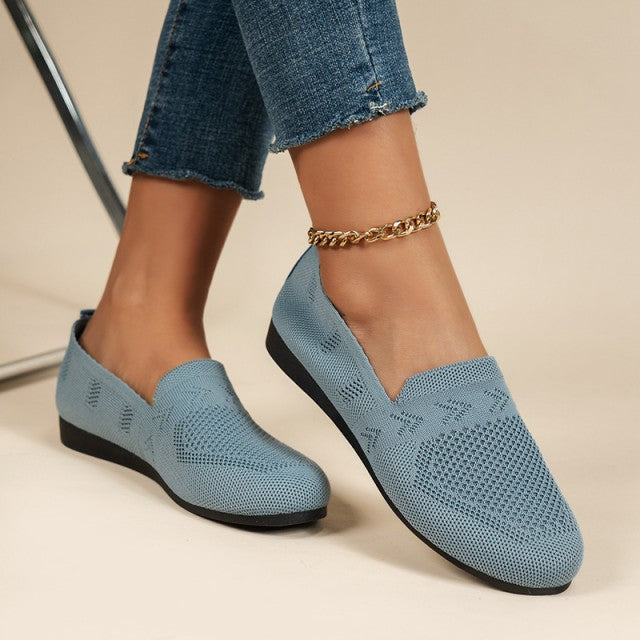 Damen Mesh-Schuhe mit runder Zehenform Jully